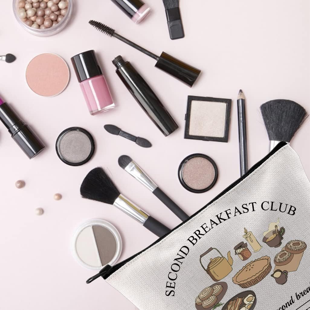 TSOTMO Movie Inspired Merch But What About Second Breakfast Club Zipper Pouch Makeup Bag (Second breakfast) - Image 5