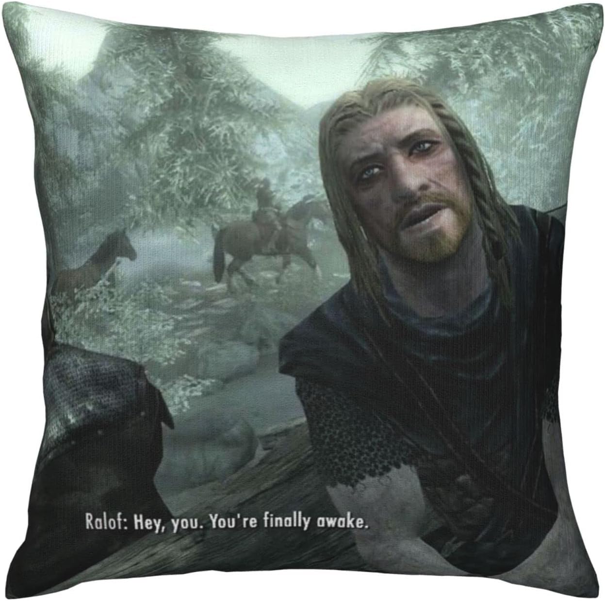 NECCI You're Finally Awake Pillow Case Pillowcase Game