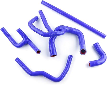 1991-1996 Austin Rover Mini Cooper S SPi 1275 1.3L Silicone Heater Hose Kit 5pcs 1992 1993 1994 1995 Blue