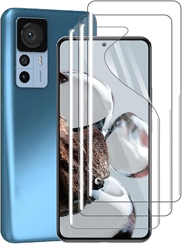 Protector de pantalla de película de hidrogel para Xiaomi 12T 5G12T Pro 5G (6.67 pulgadas), TPU suave HD transparente Protector de pantalla (no