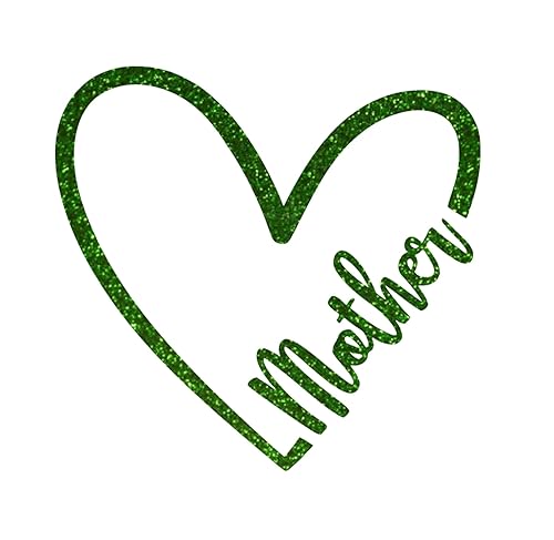 Vista 18 de Mother Heart Iron On Decal Mom, Iron On Transfer, DIY Craft, New Mother Gift, Tshirt Sticker Patch, Iron-On Vinyl Big Small Decals, Make Own Shirt