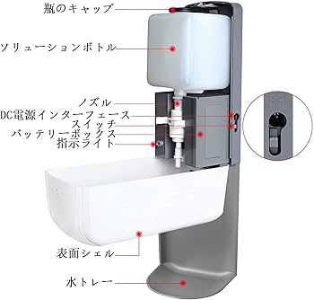 Amazon｜【LATT新型】消毒液スタンド 非接触式自動センサー