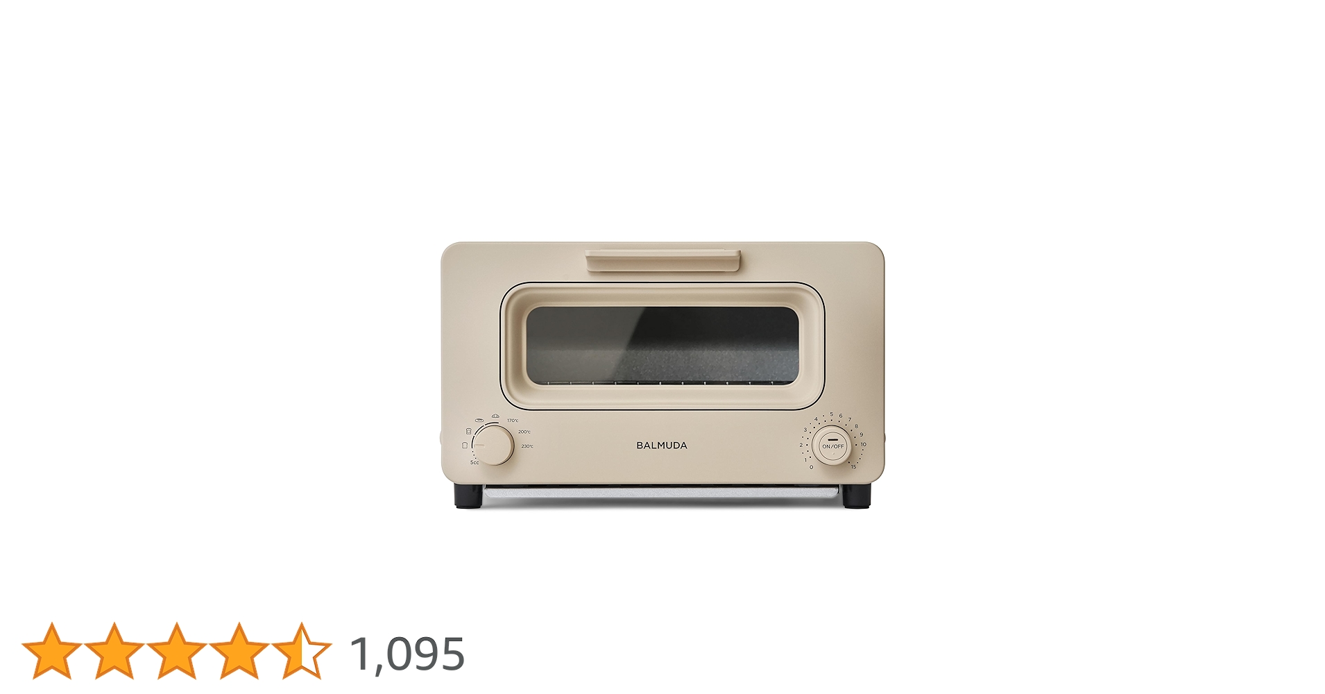 Amazon.co.jp: BALMUDA The Toaster Steam Toaster Beige