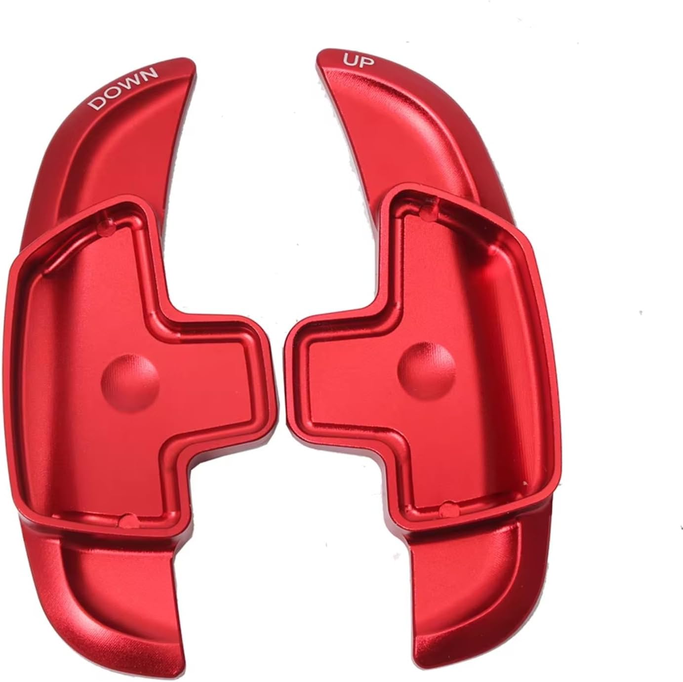 Shifter Paddles Compatible With Benz A C Class 2015-2019 G 550 For 4MATIC AWD 2019 GLS Class 2017-2019 Car Steering Wheel Shift Paddles Extended Shifters (Red)