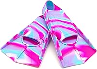 Vista 10 de Fadgesy Swimming Training Fins,Comfortable Silicone Flippers for Swimming and Diving,Size Suitable Kids Girls Boys Adult