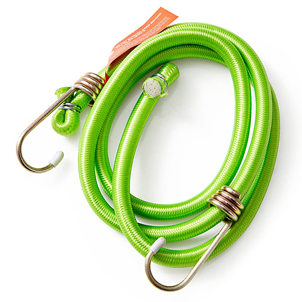 Dekton 48" x 10MM Heavy Duty Bungee Cord | Ideal for Securing Luggage, Home, Garage, Workshop & Camping | Heavy Duty Zinc Plated Steel Hooks | Versatile for General Use | Durable Construction