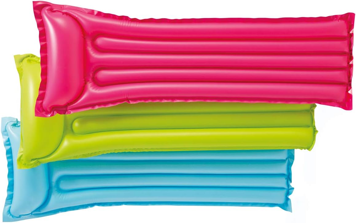 Intex Mat Relax-a-mat Float Water Swim Green Pool Lake Raft Tube Flotation -Set of 2
