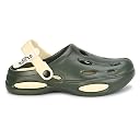 Kraasa Glide Gear Men's Eva Casual Clogs for Everyday use | Sandals with Adjustable Back Strap | Lightweight, Comfortable GreenCream UK 9 gallery image