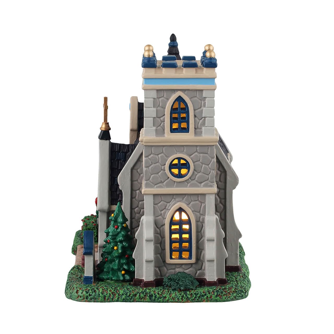 LEMAX Edificio Chiesa di Sant'Anna illuminata "St. Ann's Church" in porcellana H15.5x20x11.7 cm