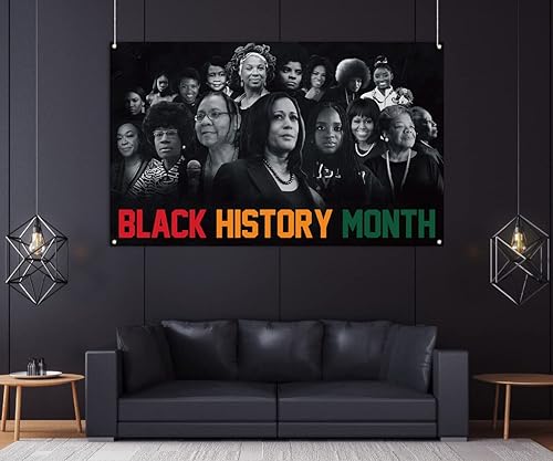 Miniatura 4 de Fondo para cabina de fotos del mes de la historia negra mujeres famosas afroamericanas festivales de febrero decoración de fiestas de arte póster de