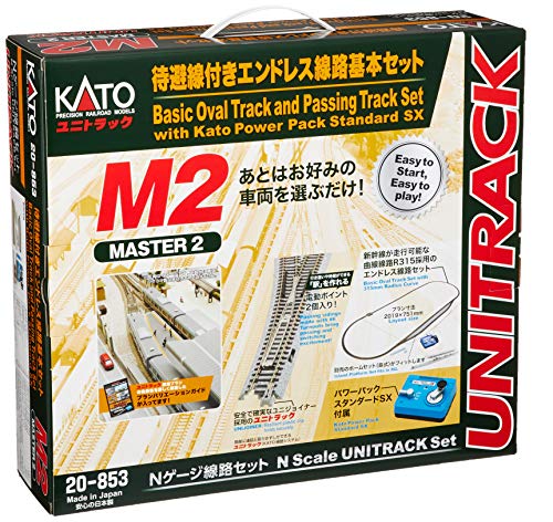 Kato 20-853 N M2 Basic Oval & Siding Model Track Set thumb #1