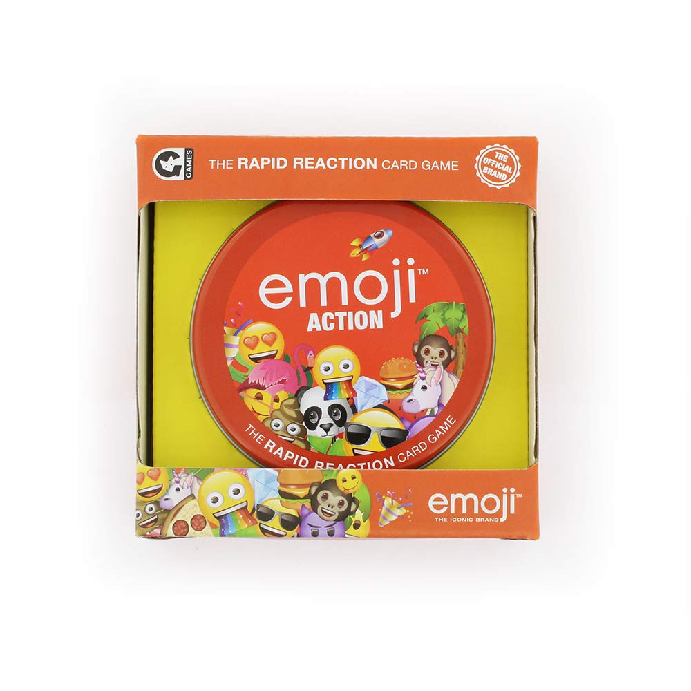 Buy Ginger Fox Official Emoji Action Lightning Fast Reaction Card Game In A Storage Tin