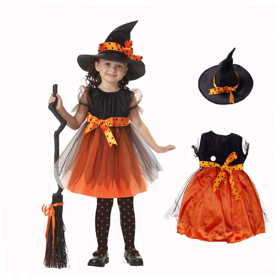 Amazon.co.jp: [ふく福] かわいい ハロウィン キッズコスチューム 供 