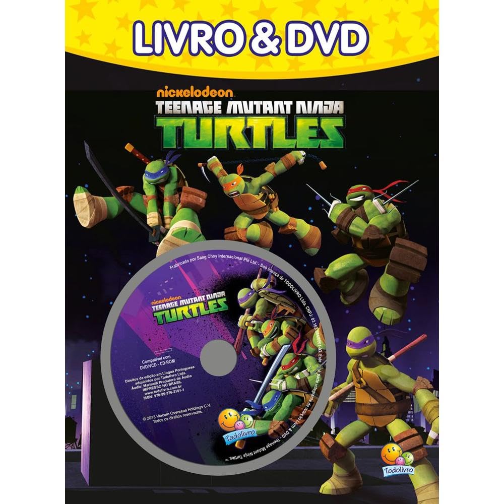 Livro e DVD: Teenage Mutant Ninja Turtles | Amazon.com.br