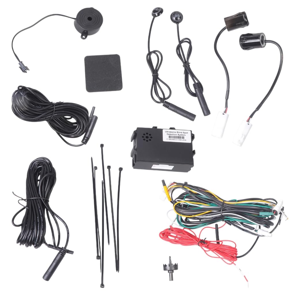 Car Blind Spot Monitoring Ultrasonic Sensor Lane Changing Tool Radar- Detection