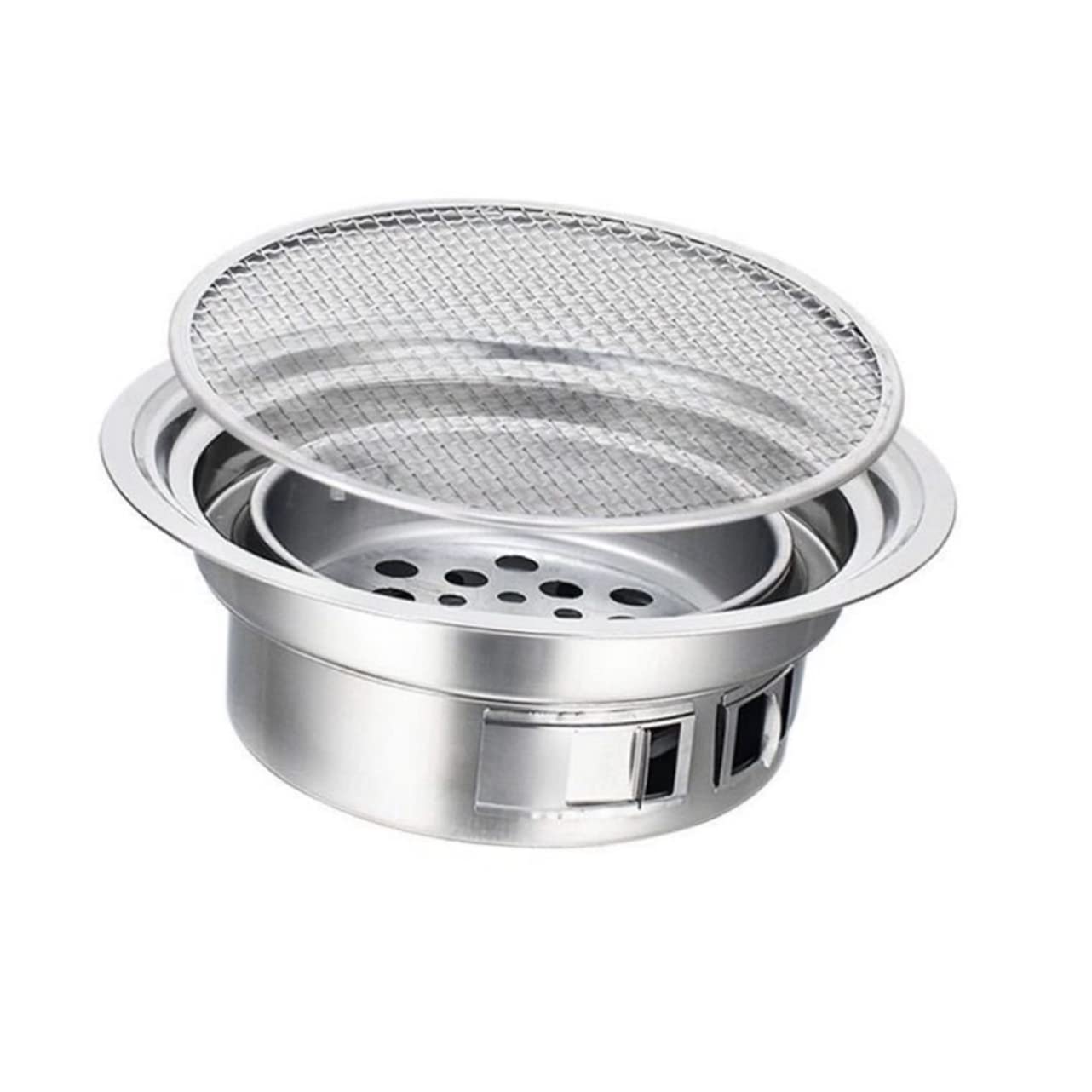 1 Zestaw Przenośny Grill Kuchenka Koreański Grill Patelnia Grill Węglowy Przenośny Wygodny Grill Węglowy Sprzęt Do Gotowania Na Świeżym Powietrzu Kemping Koreański Grill Kuchenka