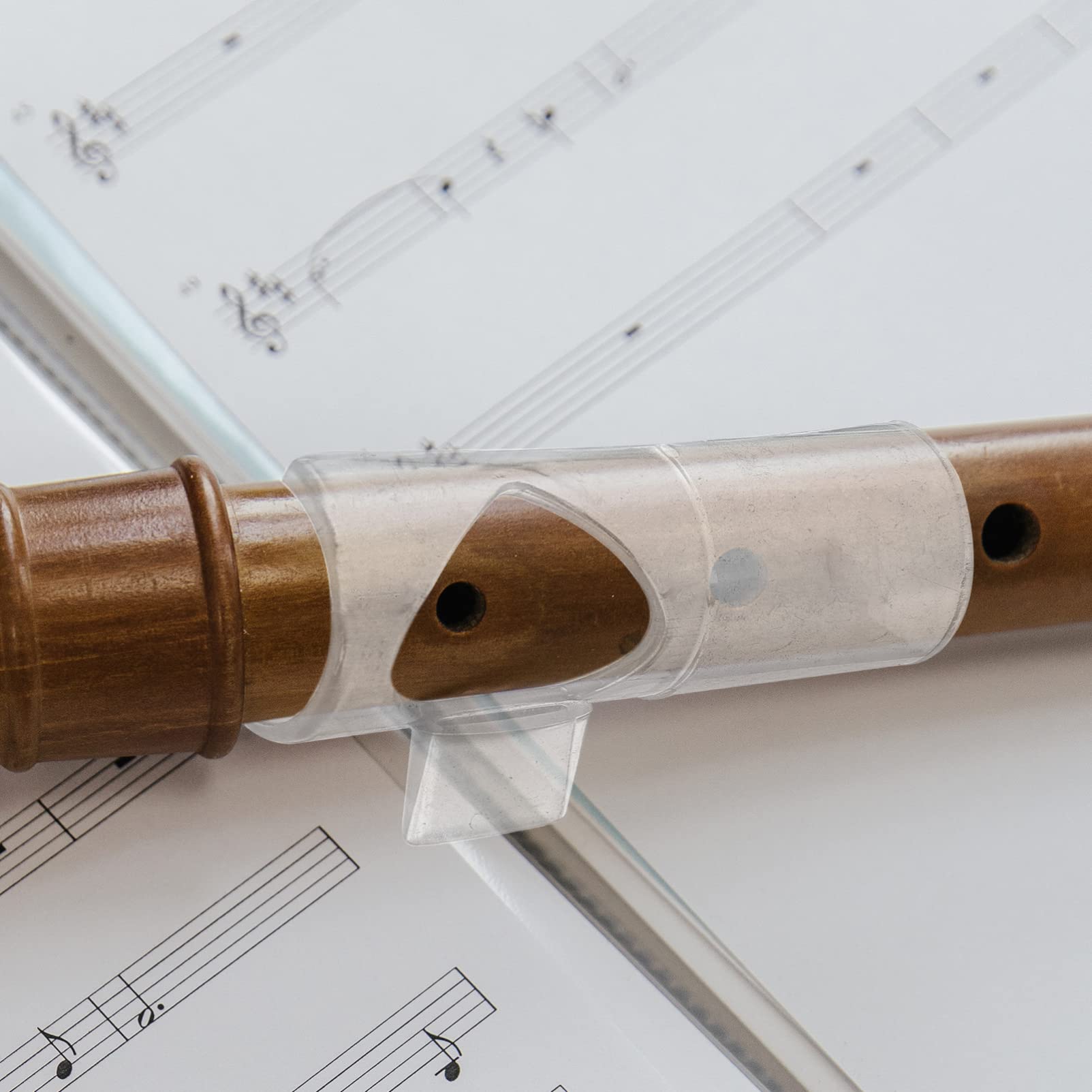 Milisten 4 Stück Flötenmundstück Hilfsmundstück Flöte Liefern Flöte Ersetzen Instrumententeile Langlebiges Flötenhilfe Flötenkopf Ersatzkopf Nylon Musik
