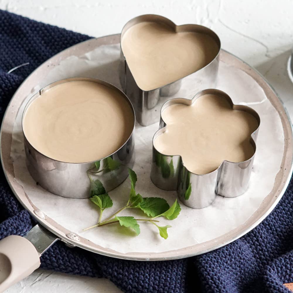 BGOBTY Mini-koekjessnijders, 24 stuks, kleine koekjessnijders van roestvrij staal, 8 vormen, metalen koekjessnijders, geometrische uitsteekvormen, doe -het-zelf gereedschap voor koekjes, koekjes