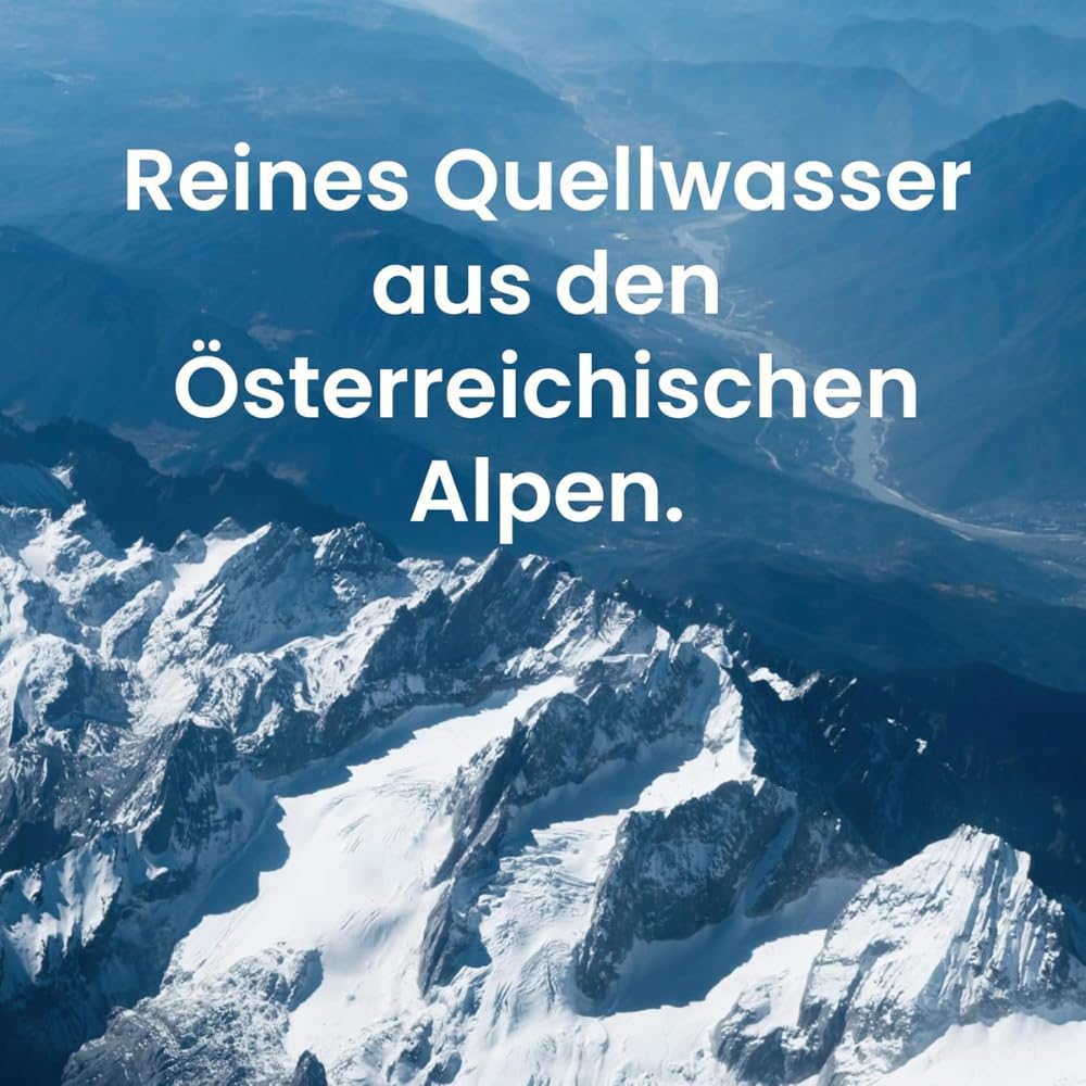 NEA Sprudelwasser in Dose - Quellwasser mit Kohlensäure Österreichische Alpen - 24er Pack 33cl - Aluminium Recycelbar Plastikfrei BPA Free - Ohne Metallischen Nachgeschmack - Feine Perlung