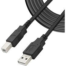 Premium 15 Feet Replacement USB 2.0 Printer Cable Compatible for Studiologic NUMA Compact 2