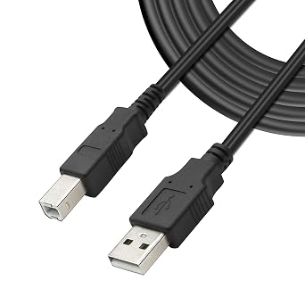 Premium 15 Feet Replacement USB 2.0 Printer Cable Compatible for Kurzweil Cup-2