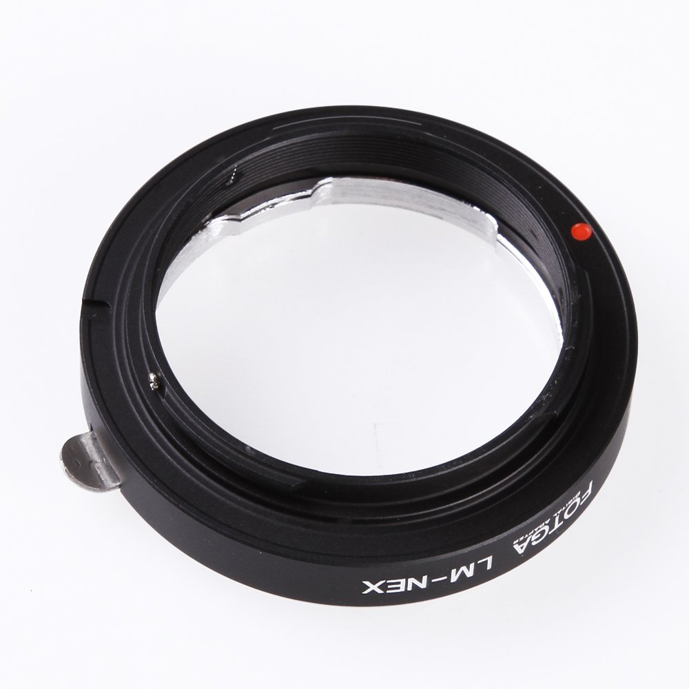 Fotga Anello Adattatore di Montaggio per Leica M Obiettivo a Sony NEX NEX-VG10E NEX-3 7 K NEX6 NEX-5 NEX-5 C NEX-5 N NEX-5 A NEX-5 K NEX-5R NEX-6 5L NEX-F3 NEX-3 NEX-C3 NEX-3NL C3