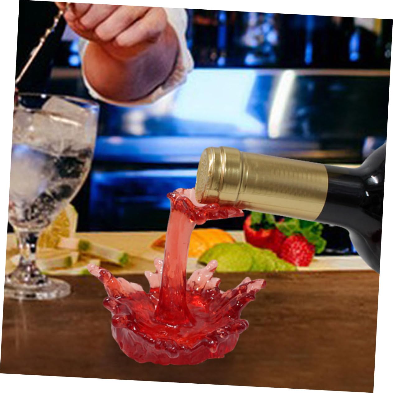 Cabilock 3 Piezas Soporte para Botellas de Vino de Mesa Exquisito Portabotellas Decorativo para Bares y Restaurantes para del Vino y Coleccionistas
