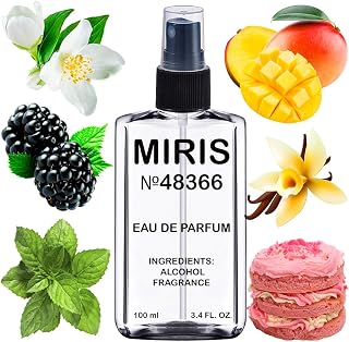 MIRIS No. 48366, Inspired by Mango Skin, Long-Lasting Eau de Parfum Unisex for Women and Men, Spray 3.4 Fl Oz / 100 ml