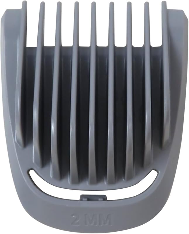 Beard Stubble Guide Comb Guard 2mm | For Philips Norelco Multigroom Trimmer, Series 3000, 5000, 7000 - Guide Comb -Easy to Install and Clean
