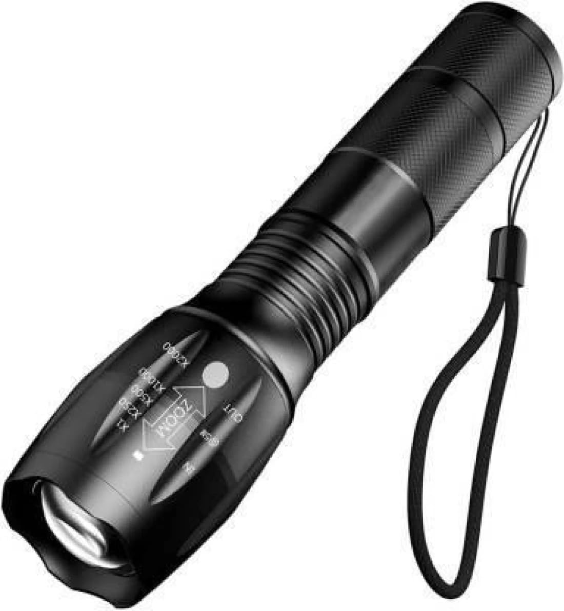 JUSTAKEIT Rechargeable Small Sun 5 Mode 500 Meter Zoomable Metal Body Waterproof LED Outdoor Lamp Search Light 18W Flashlight Torch Lamp 2200 mAh Battery (6 Month Warranty)-image-16