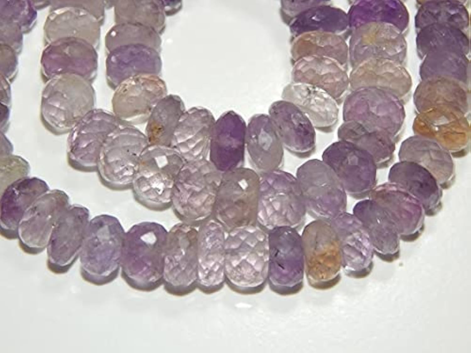 Perles amétrine facettées parfaites pour créer vos colliers bohèmes chics d'été