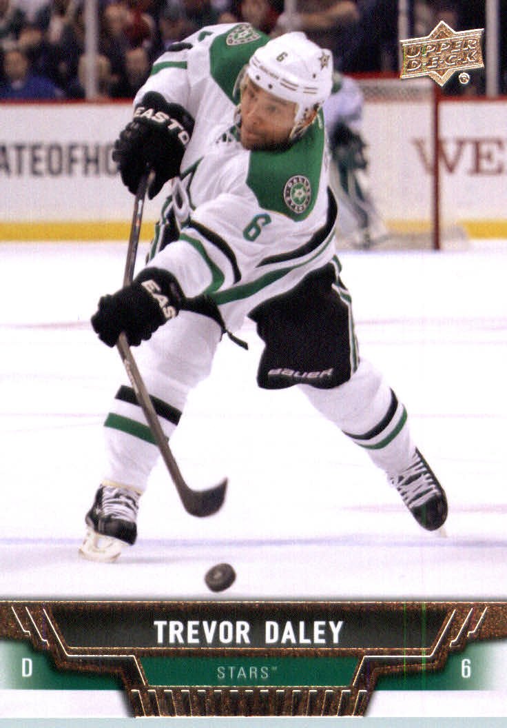 2013 Upper Deck Hockey Card (2013-14) #313 Trevor Daley MINT