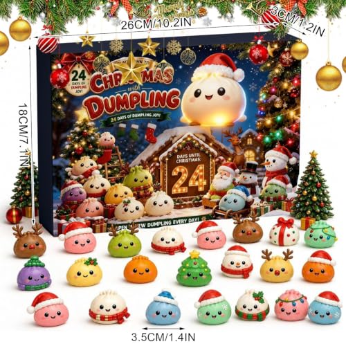 Dumpling Squishies Advent Calendar 2026 Christmas Countdown - image 2