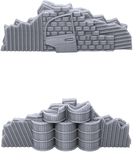 Miniatura 9 de Shanty Obstacles by Terrain4Print, paisaje RPG de mesa impreso en 3D y terreno de juego de guerra para miniaturas de 1.102 in