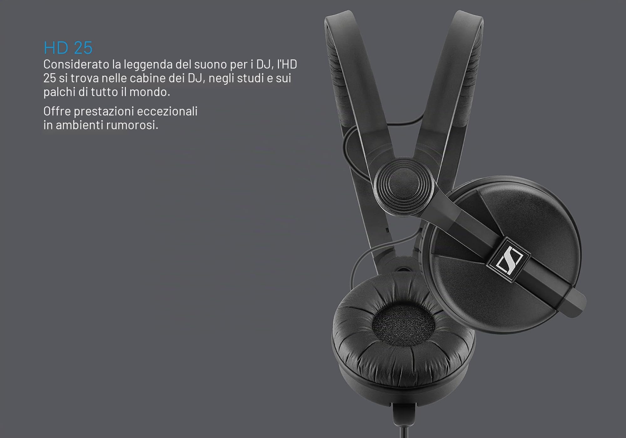 Sennheiser Cuffie chiuse HD 25 Blue Limited Edition