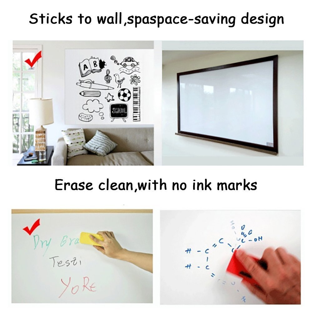 LifeTree SelfAdhesive Whiteboard sticker DryErase Wall Sticker
