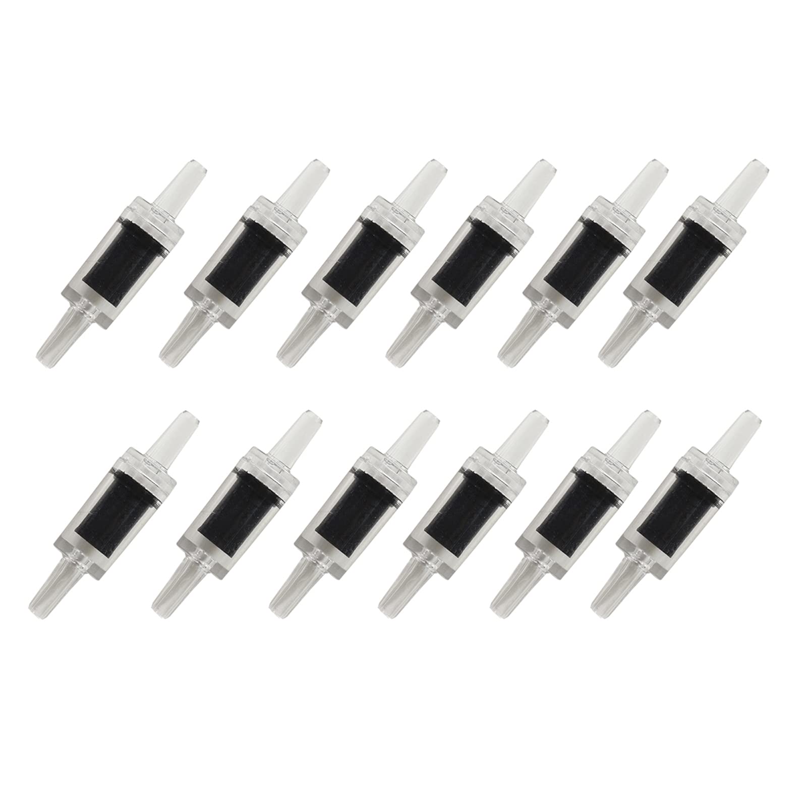 ALEGI Tuyau d'air standard en silicone pour aquarium avec clapets anti-retour, ventouses et connecteurs pour aquarium, hydroponie 30 m