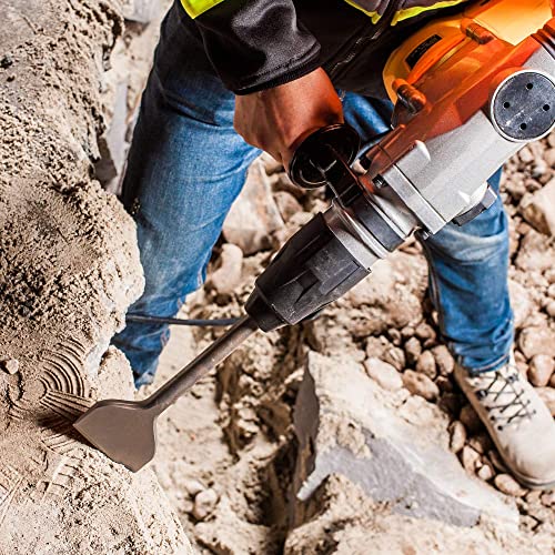 Monkey King Bar -Sds Max Bits 12Inch -Sds Max Chisel Bit- 3Pcs Rotary Hammer Drill Chisel Bits Set For Drilling -Point Chisel, Scaling Chisel, Flat Chisels #TOP5