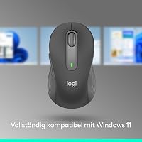 Bezdrôtová myš Logitech Signature M650 L, tiché kliknutie – sivá 4