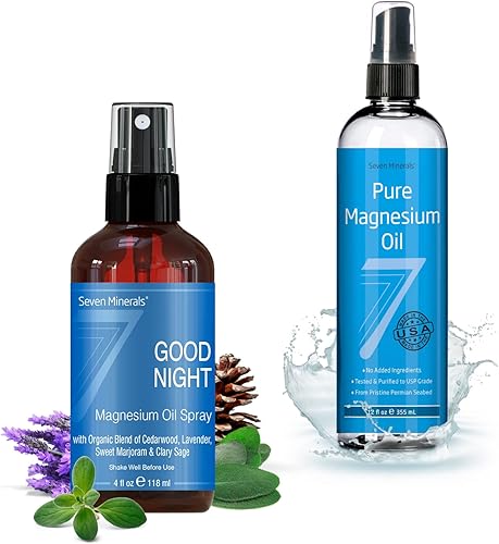 Spray de aceite de magnesio y spray de aceite de magnesio de buena noche