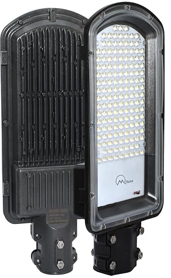 MSHINE INDIA 100W LED Street Light, IP66 Waterproof, Aluminium Body, 140 Lumens/Watt, 2 Years Warranty