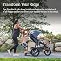 UPPAbaby Piggyback Ride-Along Board for Ridge Strollers, Quick Attachment for Toddlers to Stand + Stroll