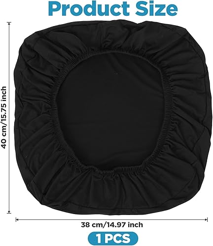 Miniatura 2 de 1 funda de asiento para silla de oficina, solo para parte inferior, fundas elásticas de elastano para computadora, fundas de cojín extraíbles para