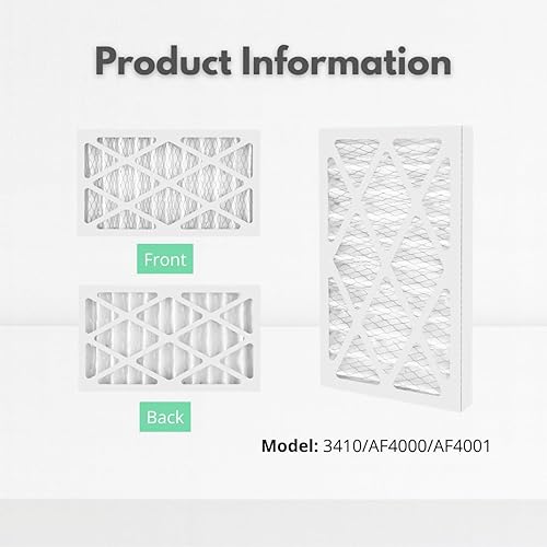 Miniatura 3 de Nispira Reemplazo del filtro de aire exterior 3410 de 5 micras compatible con WEN 3410  POWERTEC AF4000  Shop Fox W1830  Grizzly G0738 pieza del