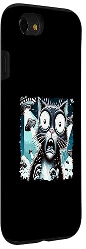Miniatura 33 de iPhone 13 Pro Max Believe in Ufo - Alien Believer funny cat Case