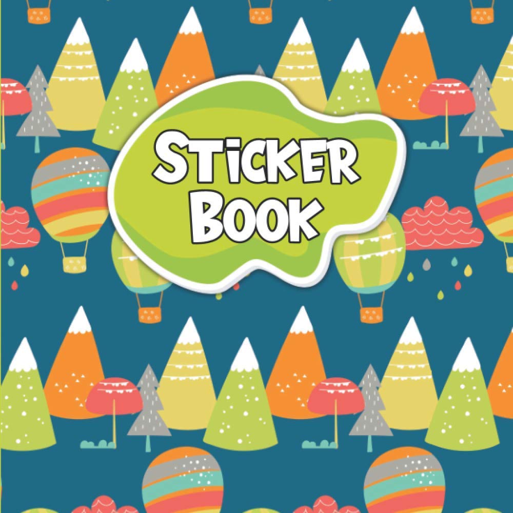 My Sticker Book: Blank Sticker Album, Stickers Collecting Book For Kids