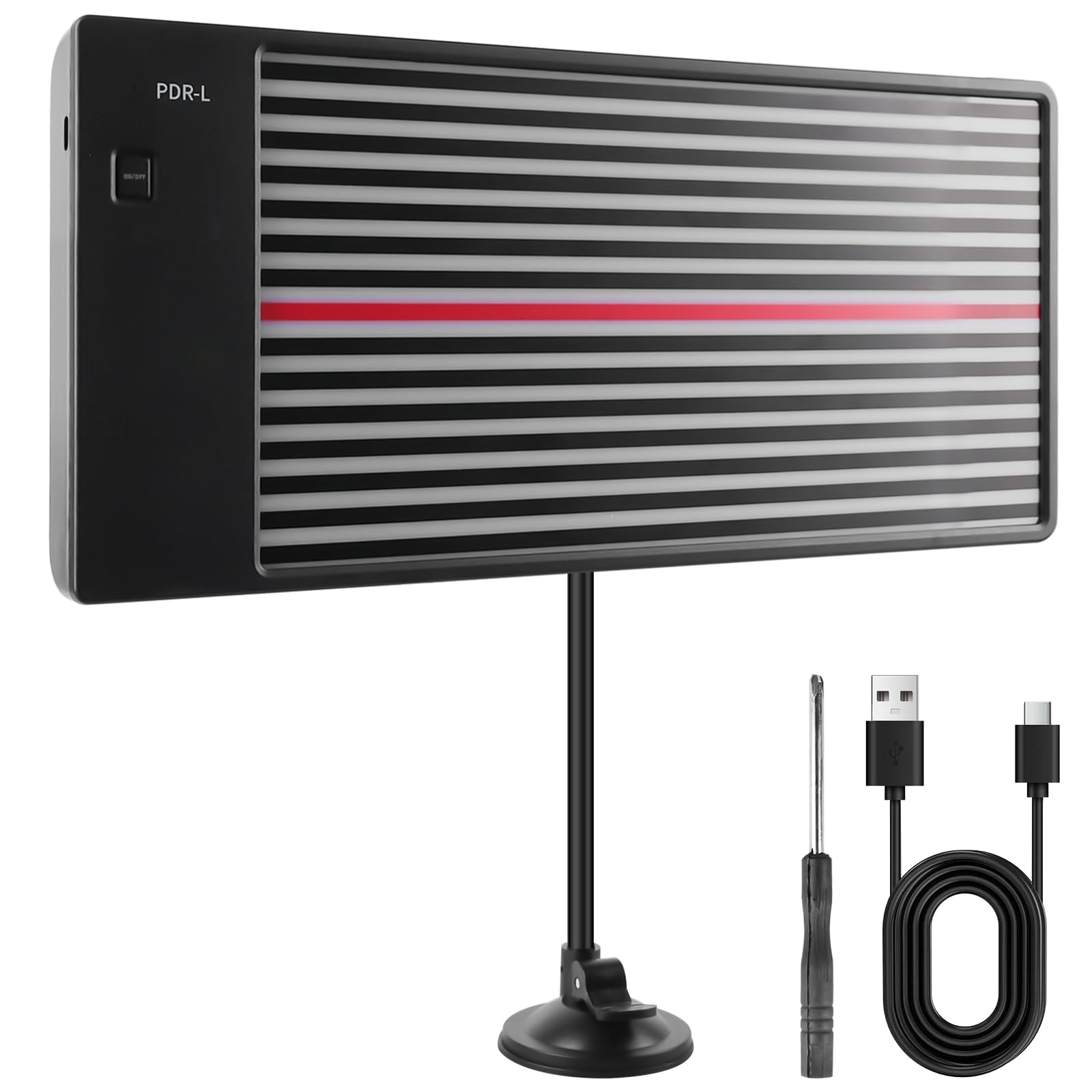 Lumière pour réparation de bosses sans peinture, outil de réparation de bosses LED, support réglable, USB et batterie, lampe de test de bande de carrosserie et panneau réflecteur LED Paintless Body