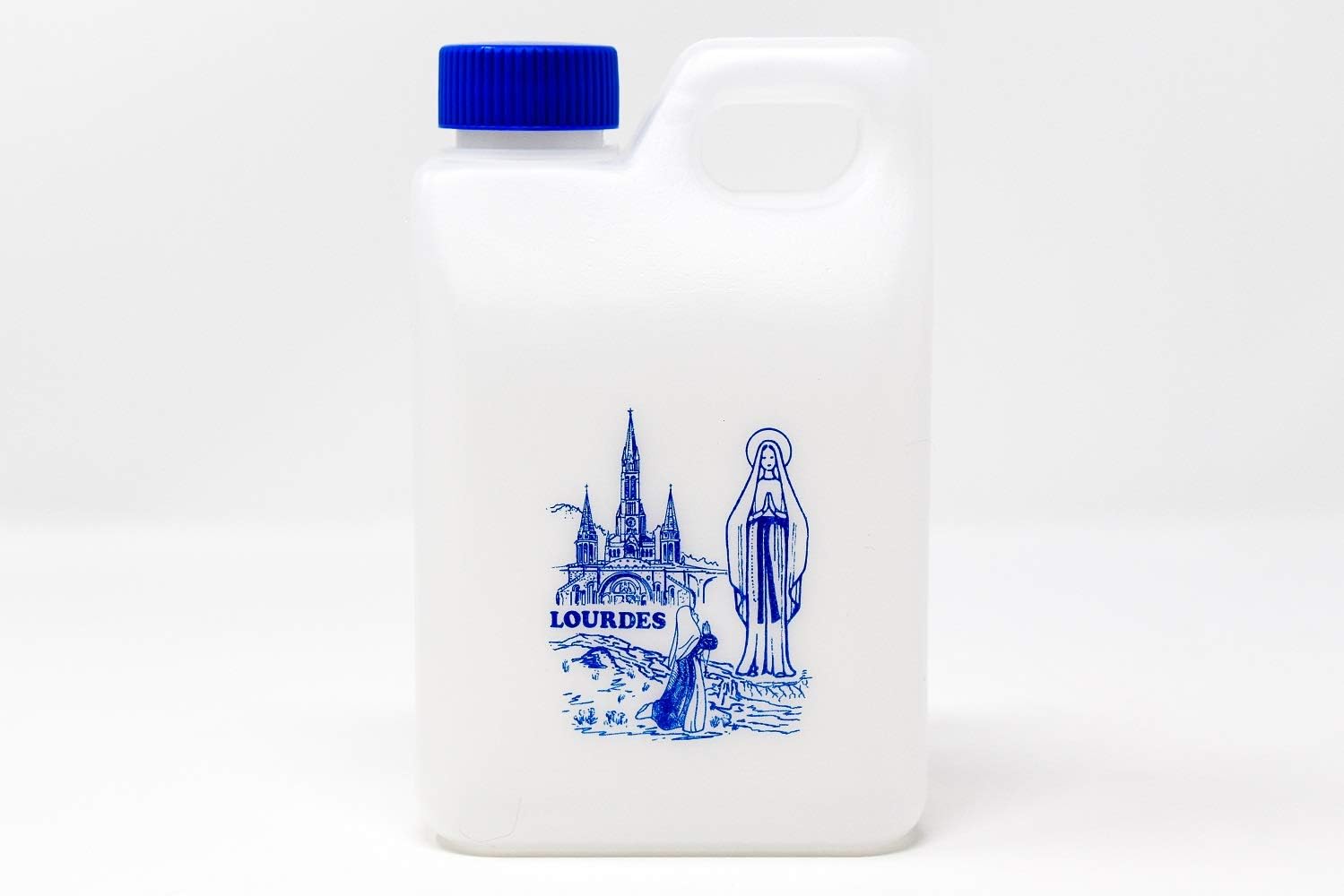 holy water container 0.75 liters (0.2 gallons) - filled with Lourdes water