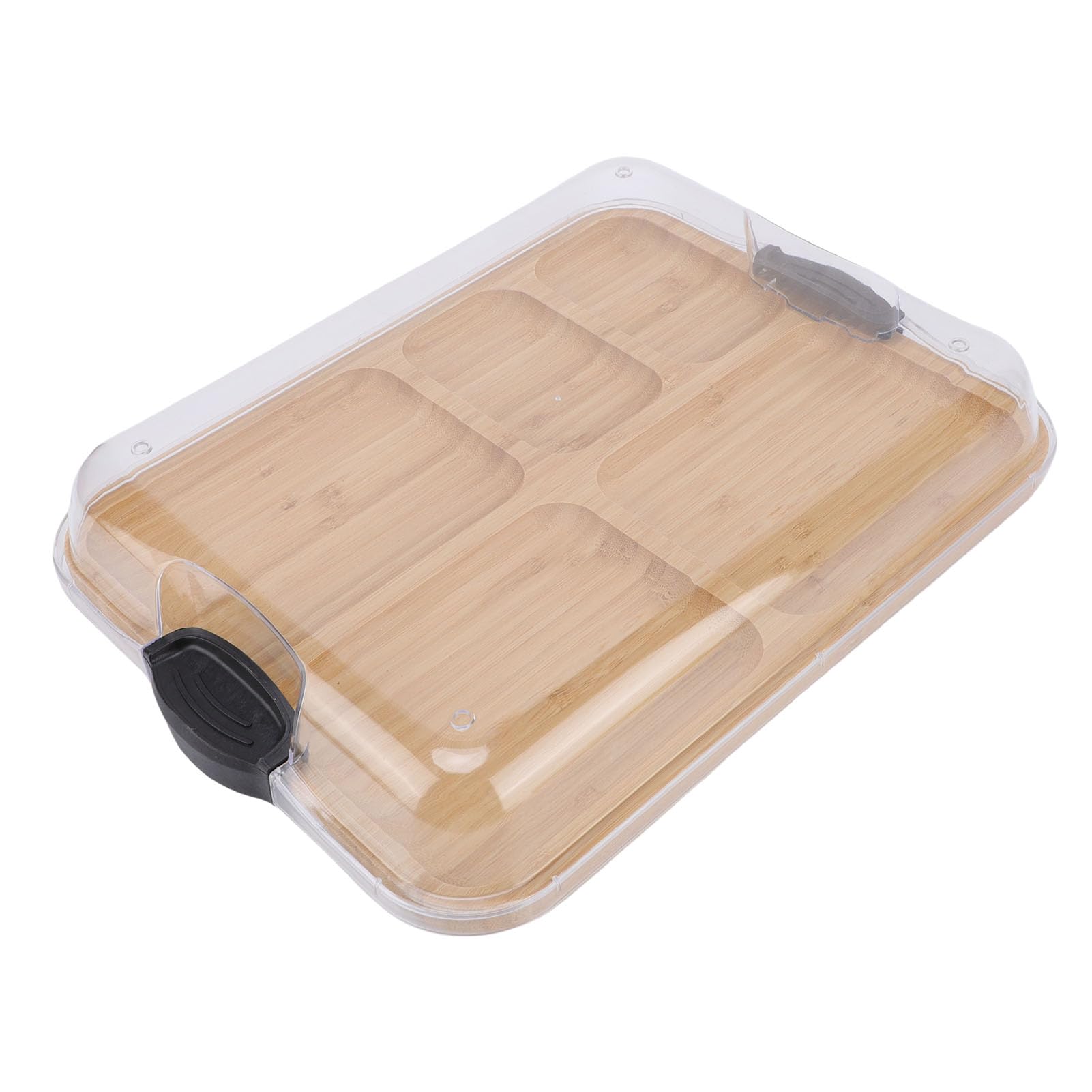 Generic Tabla de Quesos de Madera Tapa Elegante Frescura Extraíble para Fiestas y Picnics Multifuncional para Servir Amantes del Queso 11 X 0,9 X 14 Pulgadas