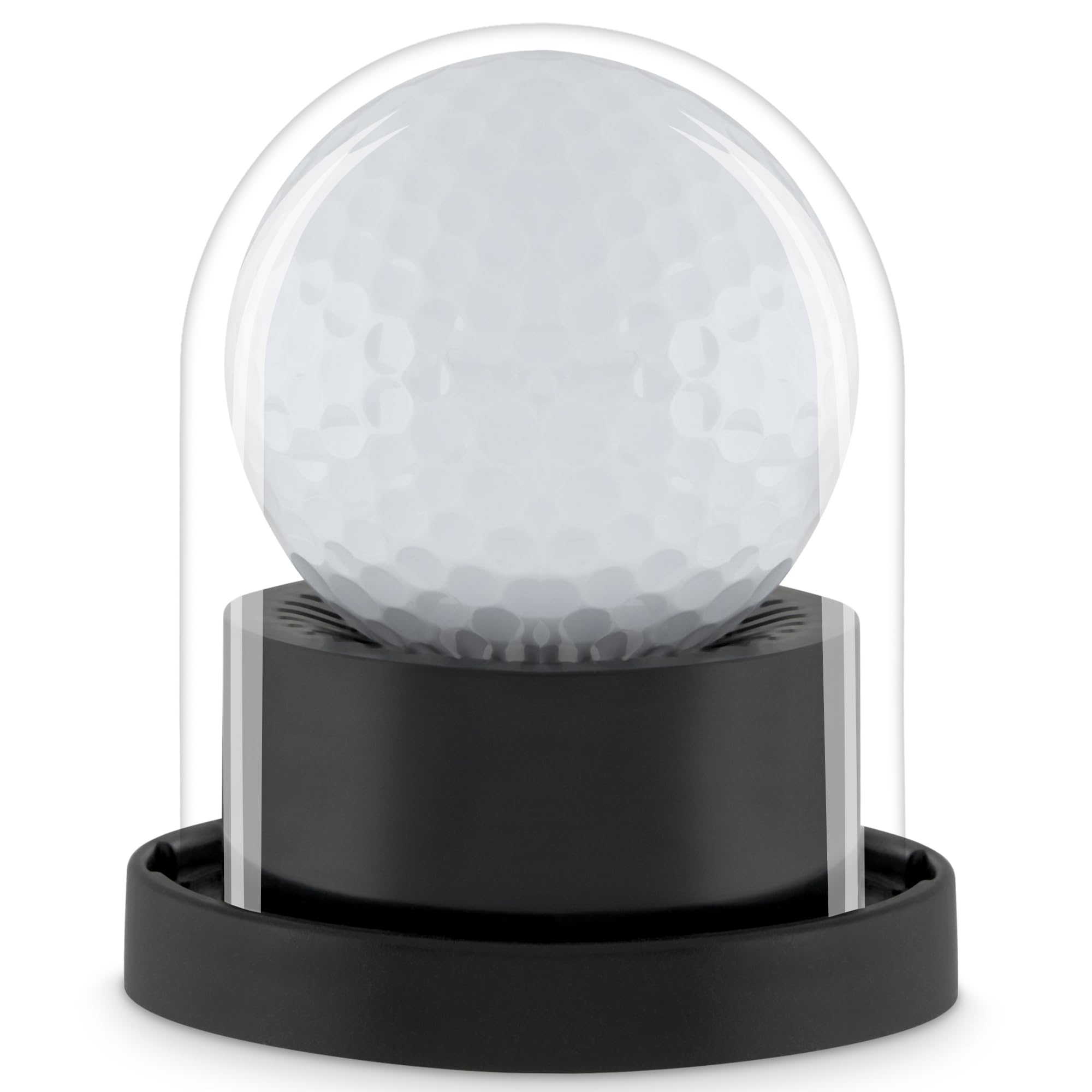 Balldome Hole in One Golf Ball Display Case ONLY, Single Golf Ball Holder, UV and Dust Protection
